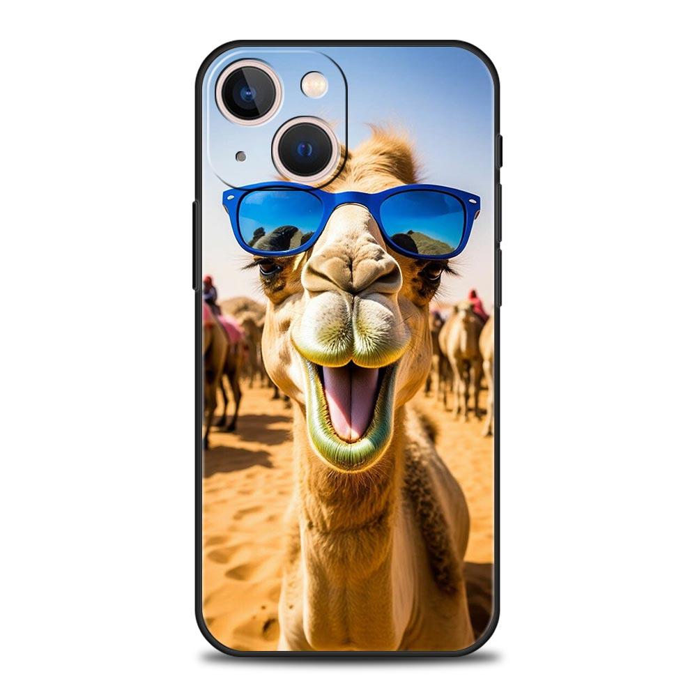 Animal Camel Phone Case Cover for iPhone 17 16 15 14 13 12 Pro Max 11 Pro Max 17 AIR Plus Shockproof Soft TPU Shell Fundas Bags