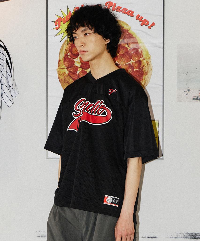 1993STUDIO [Lg Twins] Mesh Jersey T-Shirt_Black
