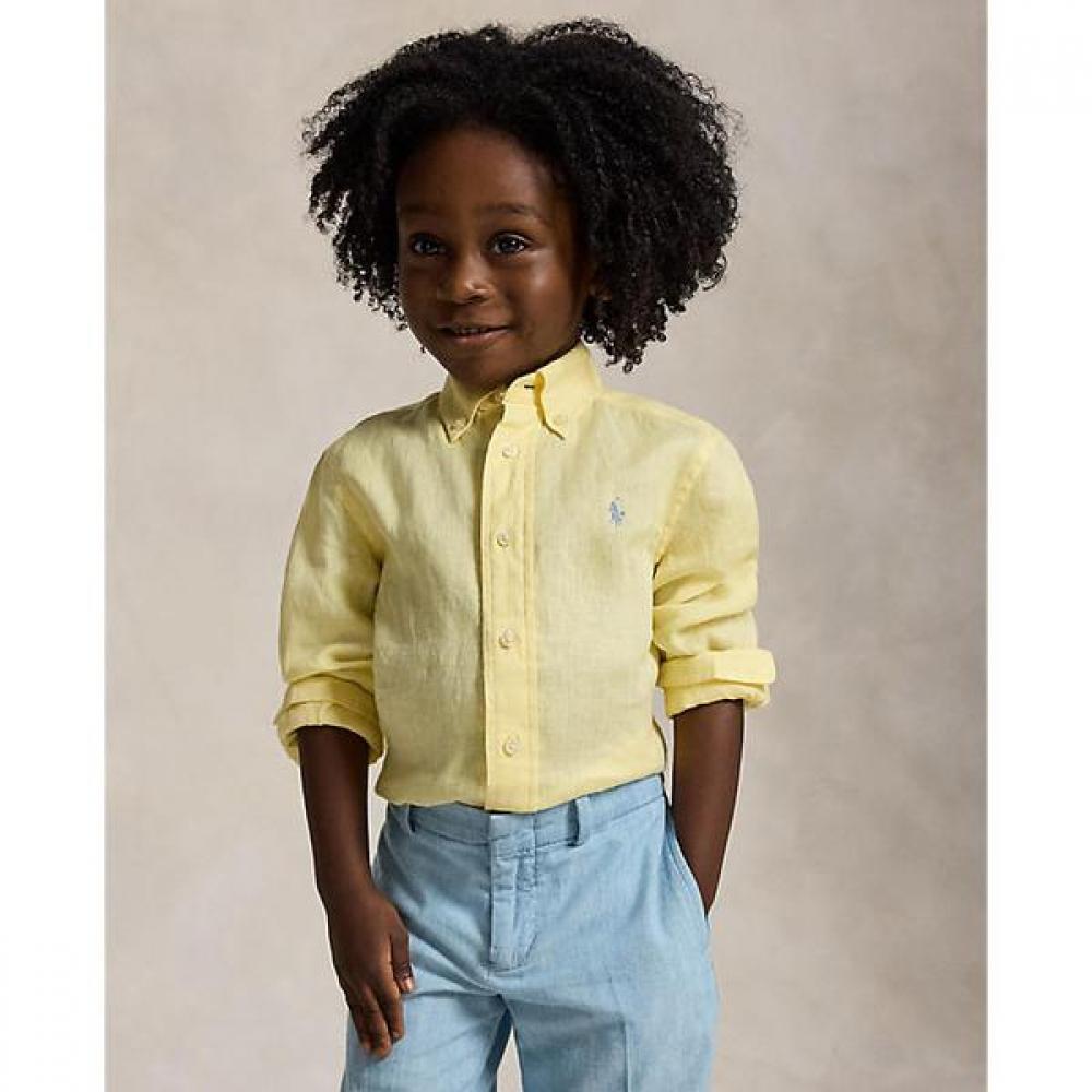 Polo Ralph Lauren Boys 2 7 Year Linen Shirt Cwpowovb6820672700 2
