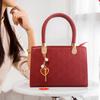 High-quality Textured Diamond-pattern Tote Bag for Women, 2024 New Trendy Festive Bridal Bag, Versatile Wedding Bag, Commuter Handbag