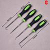 4pcs Car Long Hook Gasket Puller Removing Repair Tools Screwdriver Set Car Oil Seal O-Ring Seal Auto Disassembly Accessories