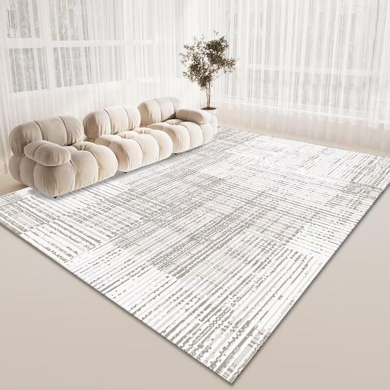 Simple Crystal Velvet Carpet, Living Room Sand And Coffee Table Carpet, Large Area Of Floor Mats Next To The Bedroom Bed