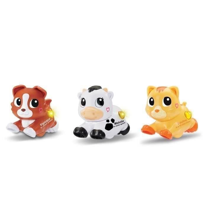 VTECH - TUT TUT ANIMO BISOUS - COFFRET TRIO (CHIEN + CHAT + VACHE) - Multicolore