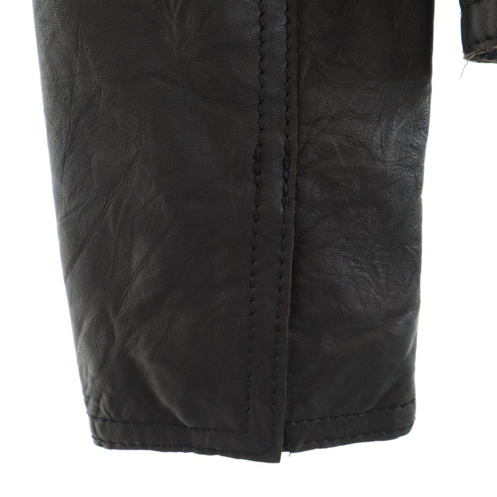 MAX&CO leather jacket 42 Dark brown Women Used