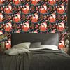 Forest Animals and Plants Turquoise Wallpaper for Living Room and Bedroom 50x1000