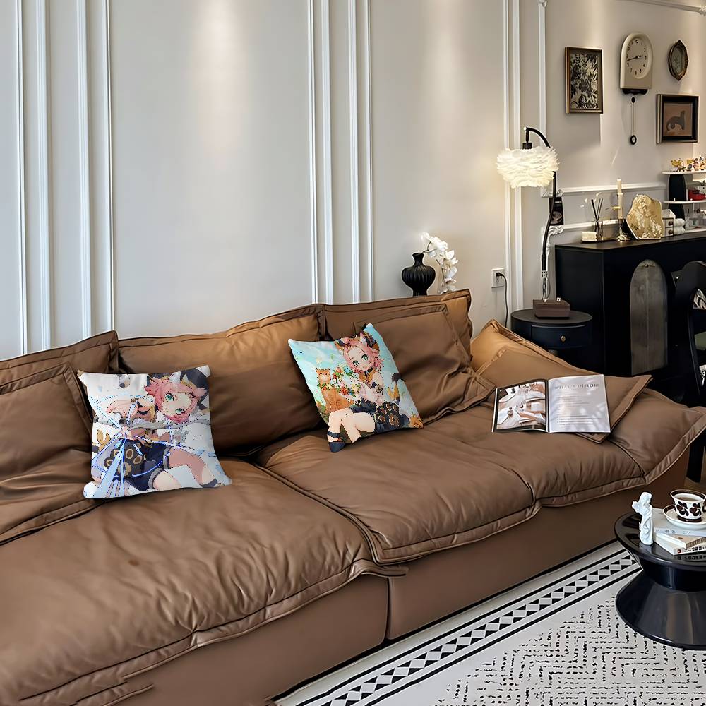D-diona K-katzlein 45*45cm Cushion Cover Pillow Cover Decor Pillowcase Home Pillowcase For Couch Pillow