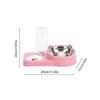 Dual Pet Feeder Bowls for Cats Dogs Non-Skid Easy Clean for Home Feeding