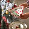 Exquisite Ceramic Plates Custom Christmas Tableware Home Dessert Steak Plates Noodle Bowls Kitchen Ceramic Fruit Salad Bowls