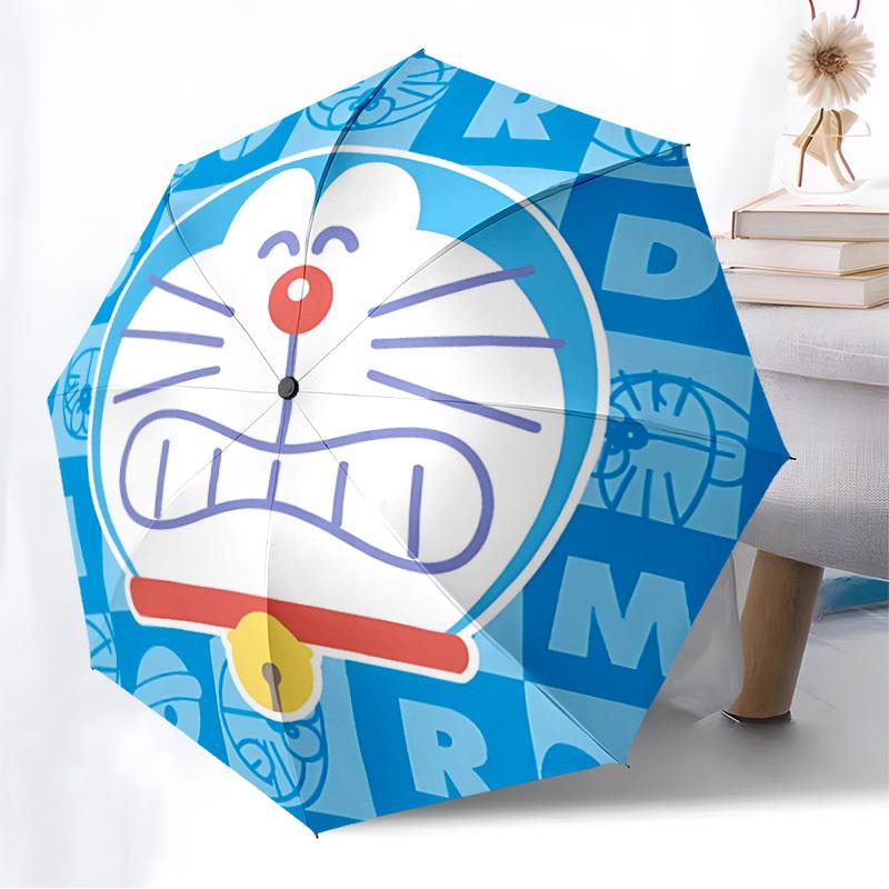 1PC Doraemon Automatic Folding Umbrella | Vibrant Motif & Compact Design for Everyoneyy250930044