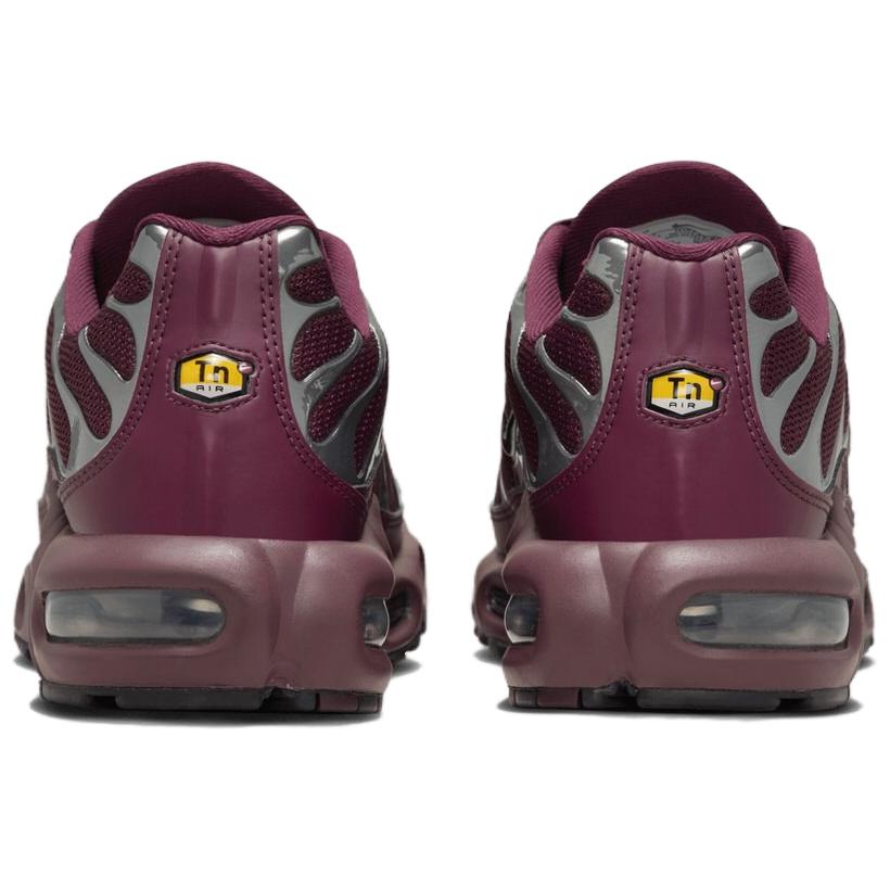 Nike Air Max Plus Se Night Maroon Metallic Silver Women's Sneakers Casual Shoes HJ9743-600