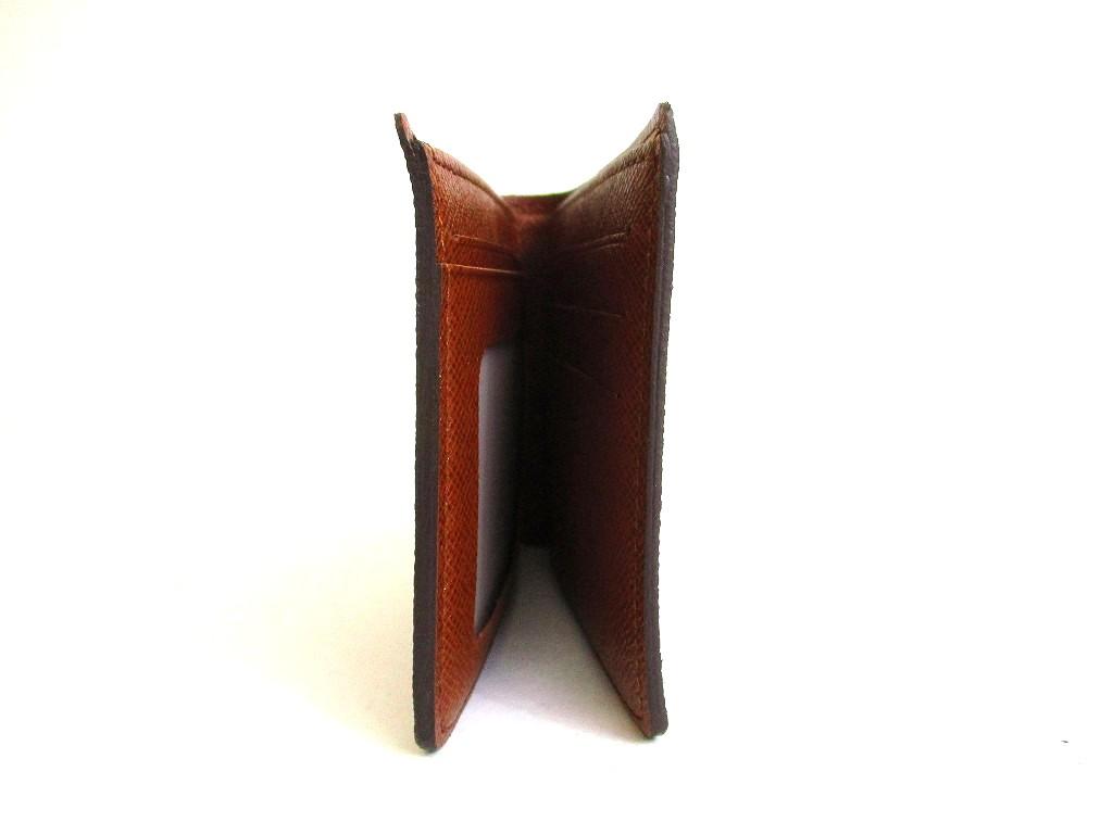 Authentic LOUIS VUITTON Monogram Brown Leather Bifold Bill Wallet M60930 #b257  Open Box