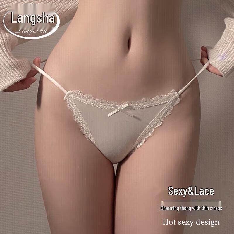 

Женские сексуальные кружевные трусики-стринги Langsha (4-Pack) XL