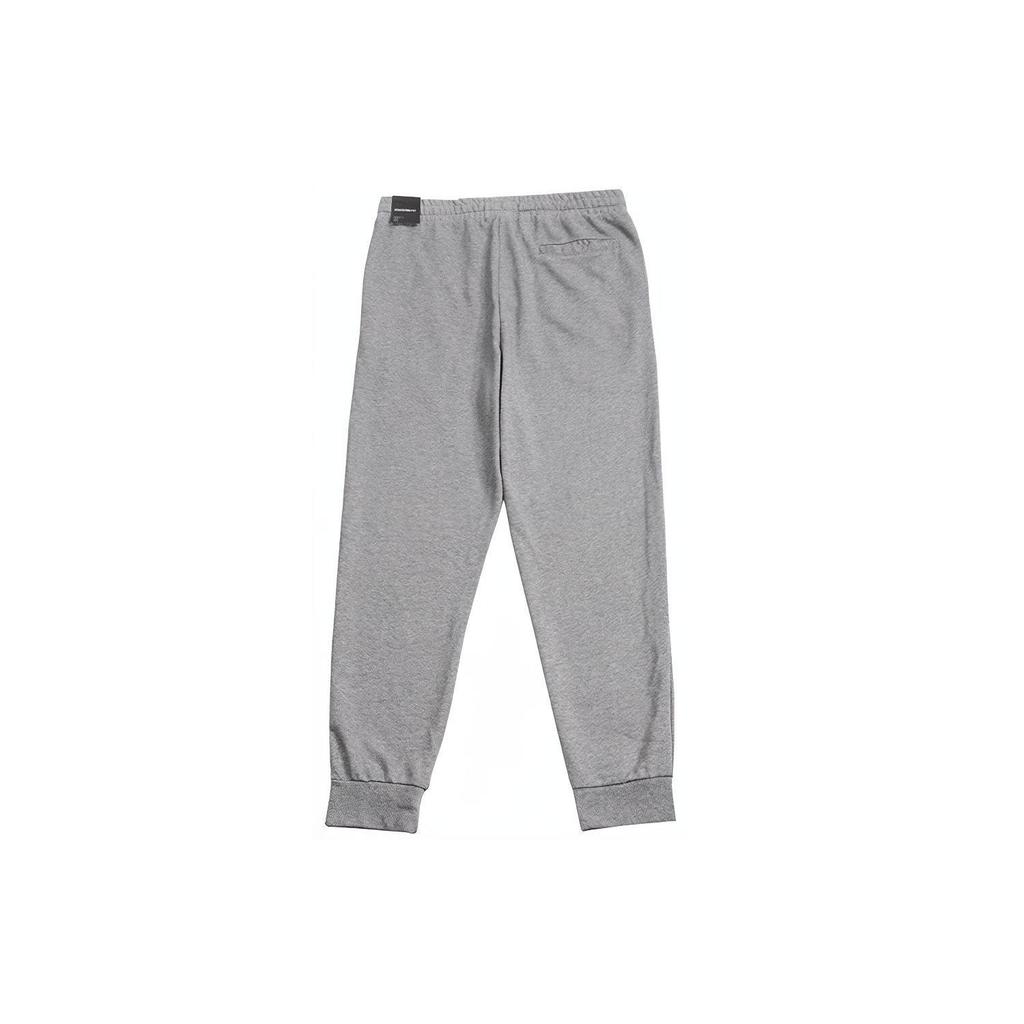 Jordan Logo Print Warm Cuffed Joggers Men Bottoms Gray AR0032-091