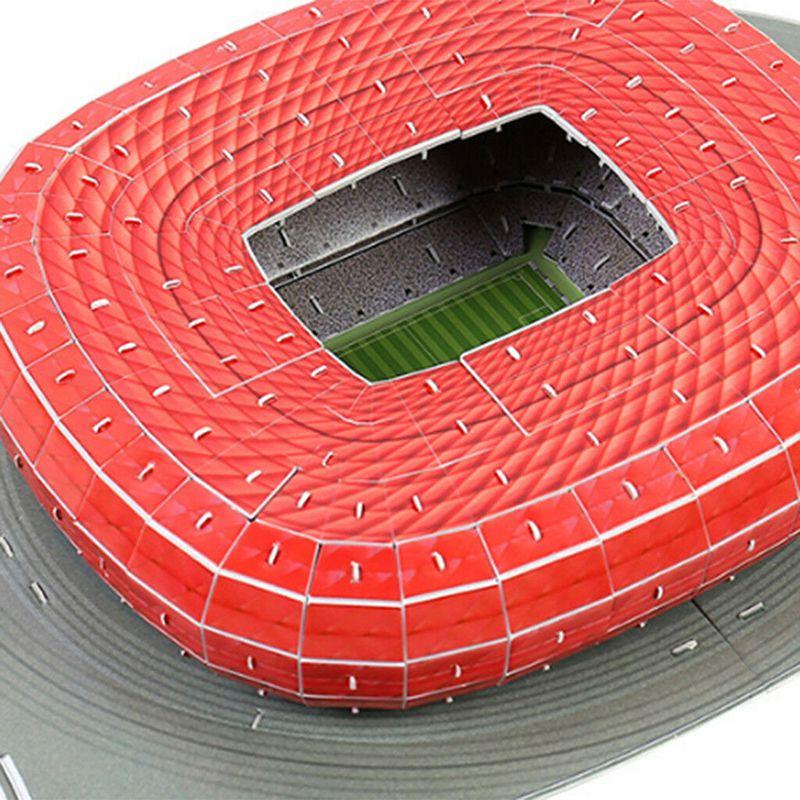 Exquisite 3d Puzzle Munich Allianz Football Field Model Handcraft Toy For Enthusiasts