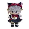 20cm Plush Doll Clothes Cotton Doll Clothes Black and Red Maid Four-point Set Fureiti Maid Suit