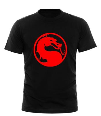 T-SHIRT MORTAL KOMBAT GAMING RETRO Tutte le TAGLIE T-SHIRT BIANCO NERO UNISEX ADULTO
