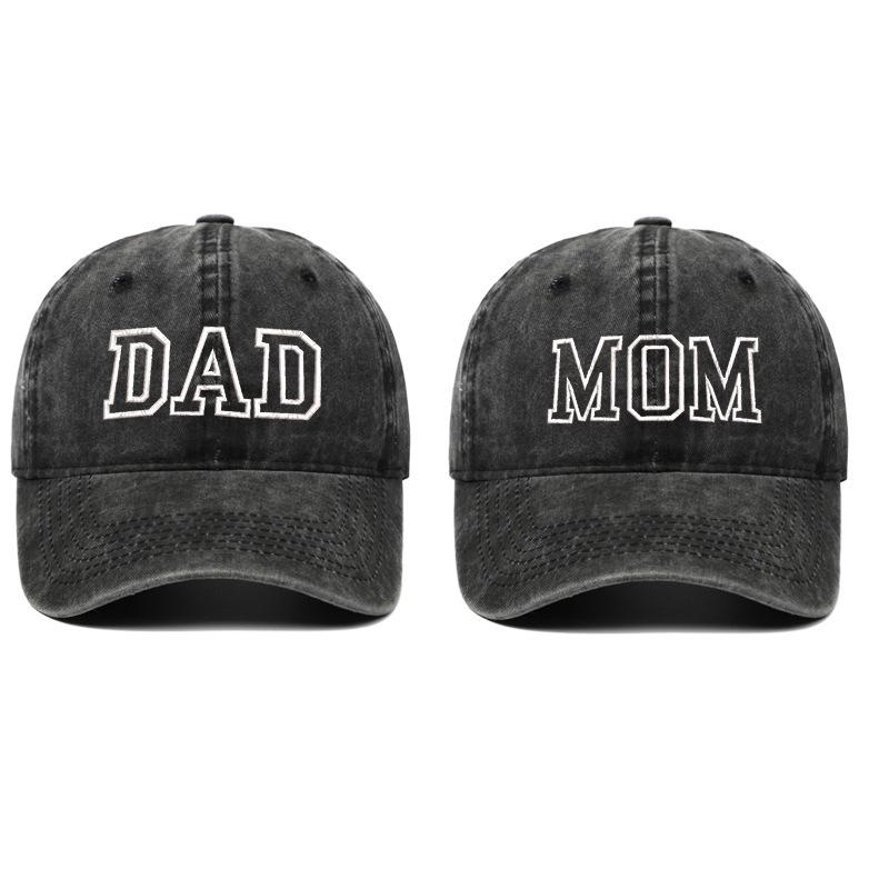 Cross-Border Embroidery Parent-Child Baseball Cap with Sun Protection