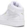 PUMA CARINA STREET MID Platform Sneakers 392337 01 in Puma Women's High-Top White/Gold