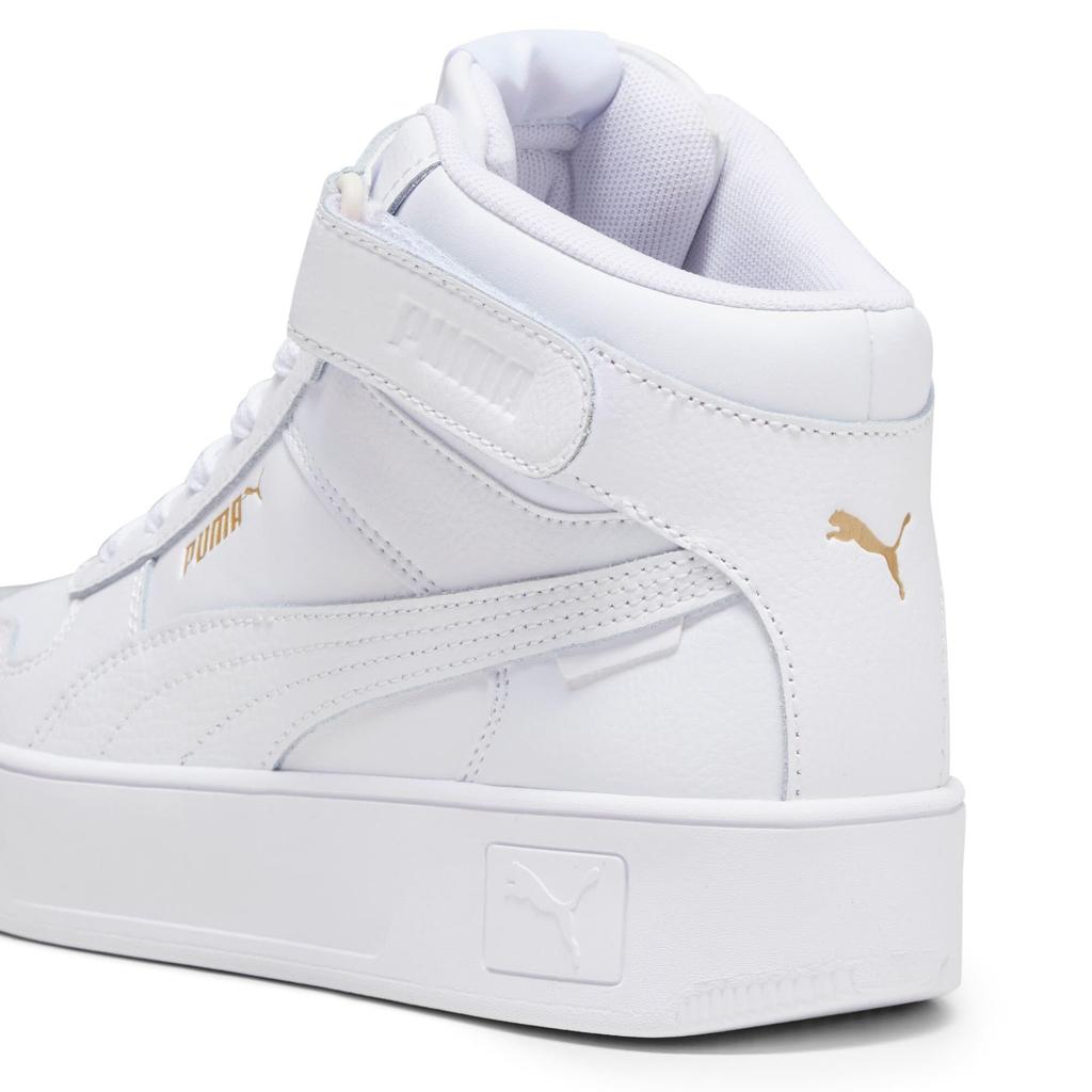 PUMA CARINA STREET MID Platform Sneakers 392337 01 in Puma Women's High-Top White/Gold