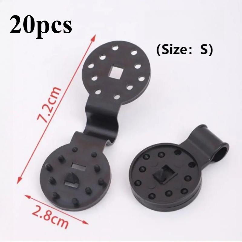 

10/20/50 шт. Пластиковые зажимы для навеса, Наружный зажим для сетки от солнца, Кемпинг, Садовый инструмент, Здания, Сетка для забора, Фиксирующий зажим, Крюк для навеса S-20PCS