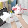 Plush Fabric Little Rabbit Plush Toy Soft Material Simulation Rabbit Pillow Doll  Children Toys