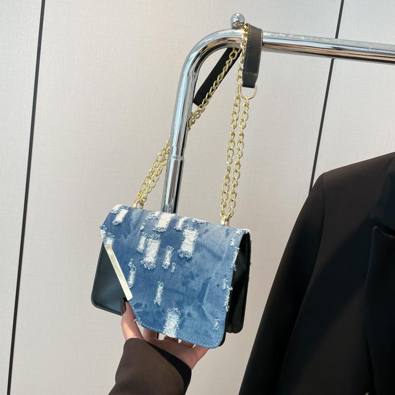 

Модные сумки через плечо с клапаном для женщин, сумка на цепочке для поездок на работу/путешествий, квадратные дизайнерские женские сумки 20x14x7cm