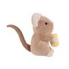 Apricot Lamb Cheese Rat Plush Toy for Kids, Soft and Cute Fluffy Cheese Rat for Girls and Boys, 15cm