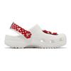 Crocs Unisex Kids' Classic Clog X Disney Minnie Mouse White/Red Comfort Slip On 208711-119