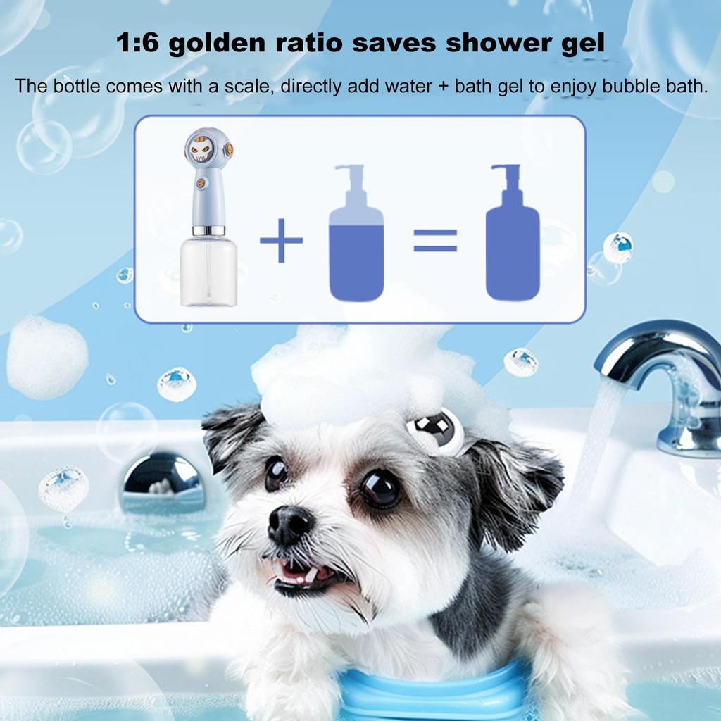 Dog Shampoo Dispenser Automotive Showerhead Automatic Cat Soap Dispenser For Washing Bathing Spa Shower Bathtub Home Cats Dogs