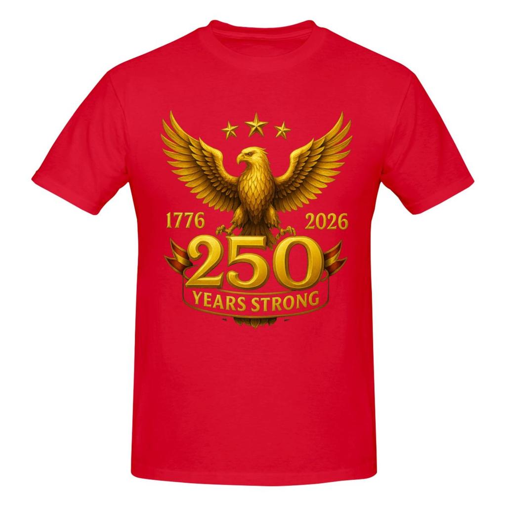 Unisex American 250 Anniversary USA Awesome T Shirt Vintage Plus Size Oneck Cotton Custom Sleeve Tshirt