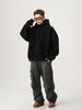 Herren Heavyweight Boxy Hoodie im amerikanischen Stil - Trendiger Cropped Fit, Cleaner High-Street-Look, Locker & Steifer Kapuzenpullover