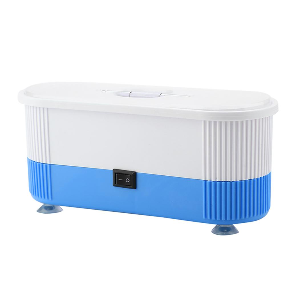 Eyeglass Glasses Cleaner Cleaning Contact Lenses Watch Cleaners Machine (Blue)
