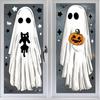 Statisch haftende Fensteraufkleber - Gruselige Halloween-Fenstersticker für Innen- und Außendekoration