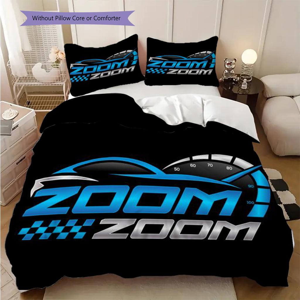 Precision Bedding (1 * Duvet Cover + 2 * Pillowcase, Without Core) 2D Flat Bedding Set Duvet Cover and Pillowcase Christmas Birthday Gift