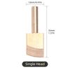 1pcs Leather Edge Soldering Iron Brass Head, DIY Process Pressure Edge Sealing Soldering Iron Tips Tool, DIY Leather Edging Tool