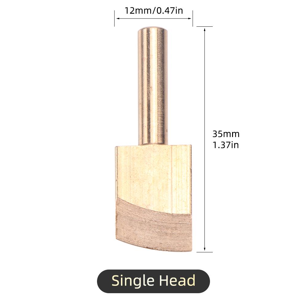 1pcs Leather Edge Soldering Iron Brass Head, DIY Process Pressure Edge Sealing Soldering Iron Tips Tool, DIY Leather Edging Tool