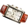 [JMW TOKYO] Men's Square Watch - Gold & Brown, Square/Rectangular, Men's Chronograph, Limited Edi...