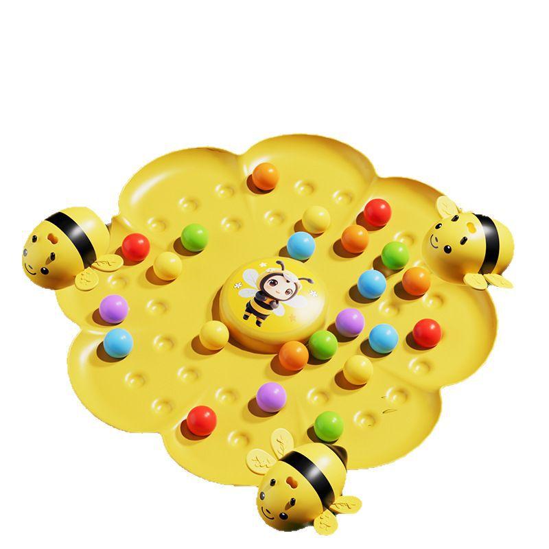 Bee Magnetic Toys for Kids Honey Collection Education Parent-child Interactive Multiplayer Fishing Magnetic Board Game Toys