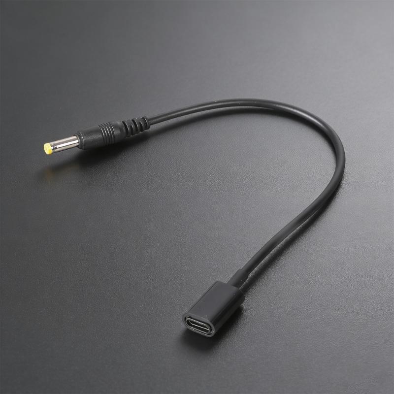90 Degree Right Angle USB C Female To 4.0mmx1.7mm DC5V Power Cable Adapter Cord For Router Camera Lamp Fan
