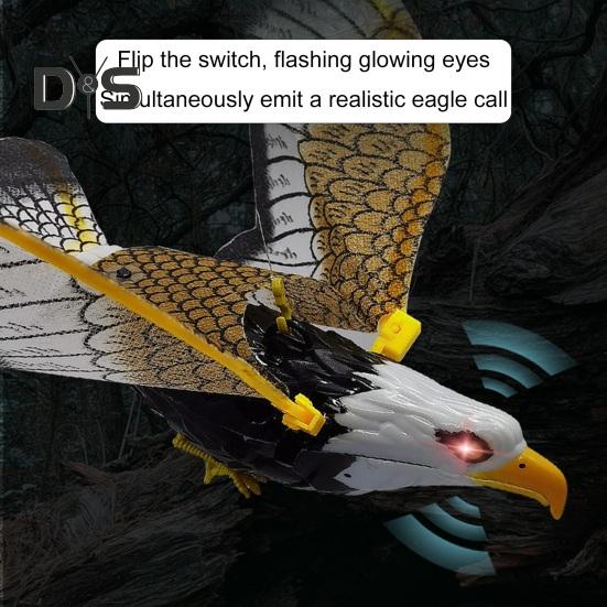 Electric Flying Eagle Cat Toy Interactive Simulation Bird Toy Automatic Moving Hanging Eagle Cat Toy Pet Supplies for Indoor Cats