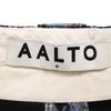 AALTO wool blend check Long pants 34 Men's Used