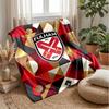 Coperta in Flanella con Stampa Calcio Fulham, Coperta Morbida Calda Leggera per Divano Letto Campeggio