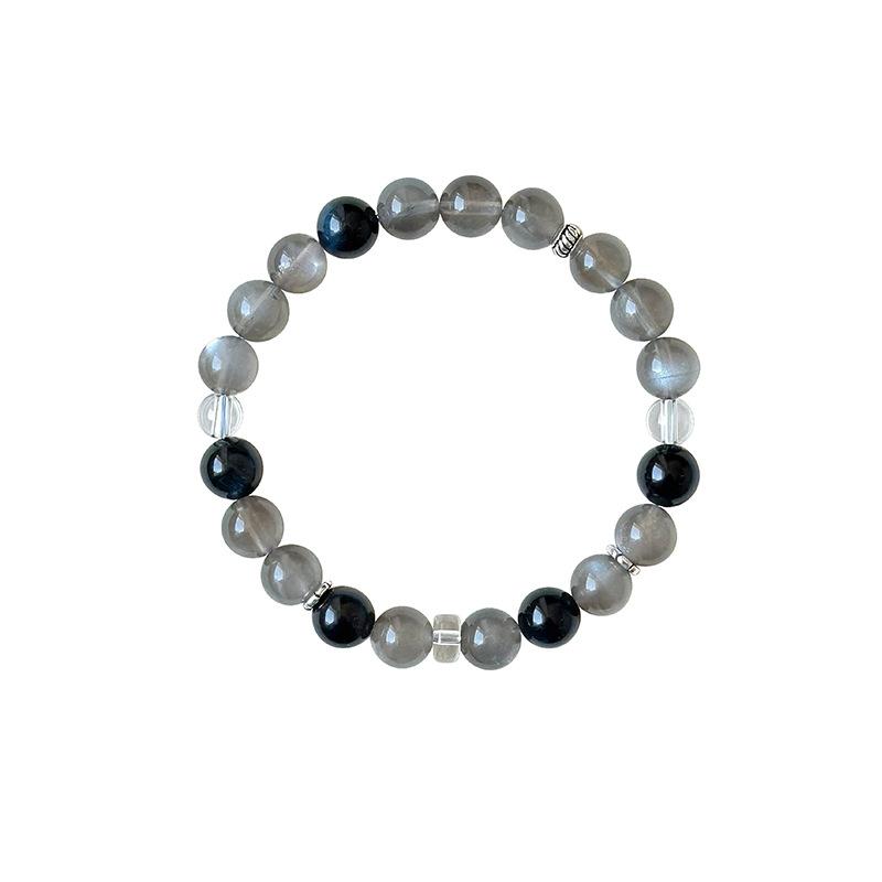 

Винтажный браслет из натурального лунного камня, модный, легкая роскошь, высококлассный браслет, простые украшения для женщин