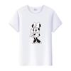 Fashion Summer Blouses T-shirt White 2000s Tees Cartoon Minnie Tshirt Mickey Mouse Tops Graphic Clothes Unisex