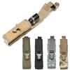 Tactical Molle Flashlight Pouch Bag Torch Holder Case EDC Tool Waist Bag Outdoor Camping Hiking Hunting Light Holster