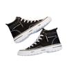 Fashion Spring Summer Fashion New Men Canvas Shoes High-top Canvas Footwear Lace Up Casual Sneakers Male Round Toe Cross-tied Flat Shoes