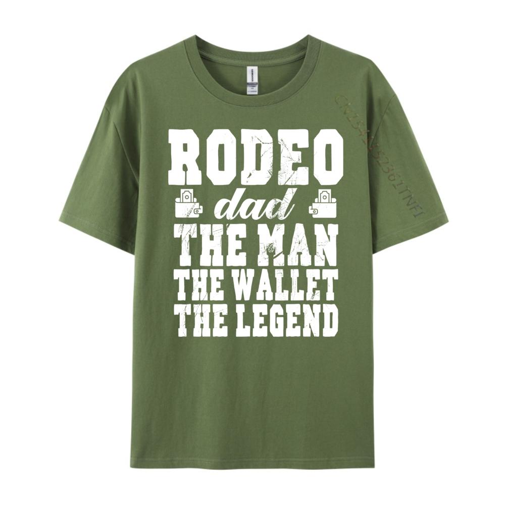 Funny Rodeo Dad Man Wallet Legend Rodeo Dad Cute Oversized T Shirt Graphic Camisetas Funny Camisa New Years Eve