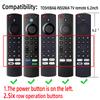 Silicone Cover For Toshiba/Insignia Fire TV(NS-RCFNA-21/CT-RC1US-21/CT95018) Remote Control Case Dustproof Shockproof Protector