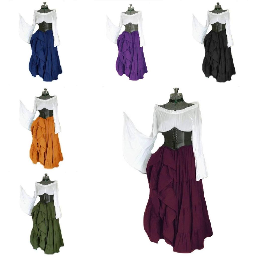 Elegantní párty šaty 2019wish s rozšířenými rukávy v sytě vínové barvě pro milovníky vintage stylu