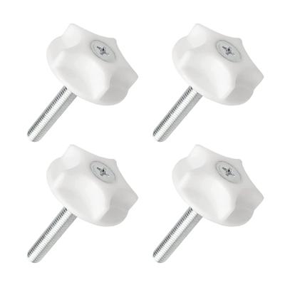 4 Pcs Heavy Screws Washers for Divan Beds Fittings Bolt Fittings Keep Headboard Fixed, Simple Installation Firm Fixation